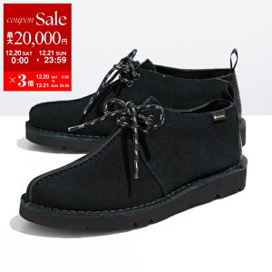 �y�ő�2���~OFF�N�[�|���ΏہE12/20�`21����zClarks �N���[�N�X ���[�X�A�b�v�V���[�Y 26165030 Desert TrekGTX �f�U�[�g �g���b�N �S�A�e�b�N�X �����Y GORE-TEX �X�E�F�[�h ���[�J�b�g �C Black-Sde�ydc_kika