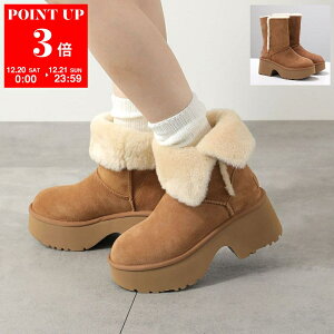 UGG �A�O �V���[�g�u�[�c Esmee Boot �G�X�~�[ 1171533 ���f�B�[�X �{�A ���� �c�C���t�F�C�X�V�[�v�X�L�� �V���[�Y �C CHE/Chestnut