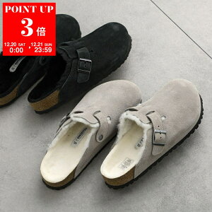 BIRKENSTOCK �r���P���V���g�b�N �T���_�� Boston Shearling �{�X�g�� �V�A�����O 259881 1017650 �����Y ���M�����[�� �X�E�F�[�h �{�A �t���b�g �V���[�Y �C �J���[2�F