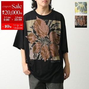 �y�V�tSALE�E�ő�2���~OFF�N�[�|��1/1�`5����zDRIES VAN NOTEN �h���X���@���m�b�e�� T�V���c HUIN �t�C�I�� 021141 1608 �����Y ���� �J�b�g�\�[ �N���[�l�b�N �t�����[ �ԕ� �I�[�o�[�T�C�Y �J���[2�F