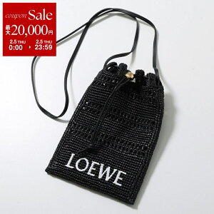 �y�ő�2���~OFF�N�[�|���ΏہE2/5����zLOEWE ���G�x �����o�b�O DRAWSTRING POCKET �h���[�X�g�[�����O C756PHPX05 ���f�B�[�X �V�����_�[�o�b�O ���t�B�A �� 1100/BLACK �ydc_kikaku�z
