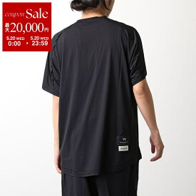 【最大2万円OFFクーポン対象・5/20限定】Y-3 ワイスリー Tシャツ RUNNING SHORT SLEEVE TEE KF6197 メンズ カットソー 半袖 クルーネック 軽量 ロゴパッチ ストレッチ BLACK