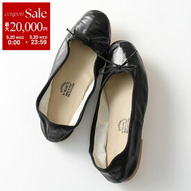 【最大2万円OFFクーポン対象・5/20限定】PORSELLI ポルセリ バレエシューズ BALLERINE 95 PELLE レディース ナッパレザー イタリア製 フラットシューズ パンプス リボン ラウンドトゥ 靴 NERO
