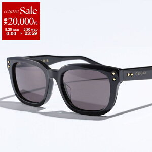 �y�ő�2���~OFF�N�[�|���ΏہE5/20����zGUCCI �O�b�` �T���O���X GG1605SK �����Y �X�N�G�A�^ ���S �Z���t���[�� �A�W�A���t�B�b�g �A�C�E�F�A 001/Black-Black-Grey