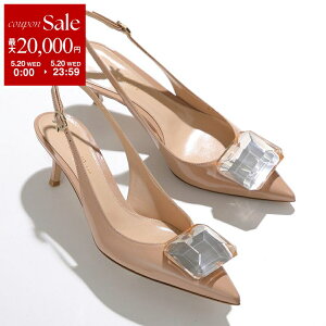 �y�ő�2���~OFF�N�[�|���ΏہE5/20����zGianvito Rossi �W�������B�g���b�V �p���v�X JAIPUR SLING 55 G95428.55RIC.VER ���f�B�[�X �G�i���� �X�����O�o�b�N 5.5cm �W�F���X�g�[�� �C PEAH/PEACH