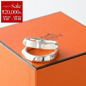 �y�ő�2���~OFF�N�[�|���ΏہE5/20����zHERMES �G�����X �����O �N���[ �h�D H �_�u�� Clou d H Double Ring H125632B ���f�B�[�X �_�u���c�A�[�����O ��d �X�^�b�Y �w�� �A�N�Z�T���[ silver925 SILVER