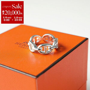 �y�ő�2���~OFF�N�[�|���ΏہE3/18����zHERMES �G�����X �����O �A���V�F�l PM Enchainee Ring �V�F�[�k�_���N�� H109507B �����Y �A���J�[ �`�F�[�� �w�� silver925 �V���o�[