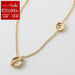 �y�ő�2���~OFF�N�[�|���ΏہE3/18����zFENDI �t�F���f�B �l�b�N���X 8AL090 ATEP ���f�B�[�X �G�o�[���E���h �N���X�^�� �y���_���g �A�N�Z�T���[ �`�F�[�� F089U/SOFT-GOLD+CRYSTAL