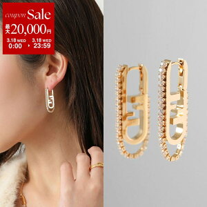 �y�ő�2���~OFF�N�[�|���ΏہE3/18����zFENDI �t�F���f�B �s�A�X OLOCK �I�[���b�N 8AL173 ATEP ���f�B�[�X �N���X�^�� �A�N�Z�T���[ F089U/SOFT-GOLD+CRYSTAL