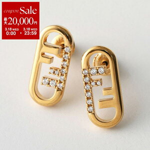 �y�ő�2���~OFF�N�[�|���ΏہE3/18����zFENDI �t�F���f�B �s�A�X OLOCK �I�[���b�N 8AL171 ATEP ���f�B�[�X �X�^�b�h �A�N�Z�T���[ �N���X�^�� F089U/SOFT-GOLD+CRYSTAL