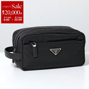 �y�ő�2���~OFF�N�[�|���ΏہE4/1����zPRADA �v���_ �N���b�`�o�b�O 2NA819 2DMH �����Y ���f�B�[�X Re-Nylon ���i�C���� �Z�J���h�o�b�O �g���x���|�[�` �g���C�A���O�����S �n���h���t�� �� F0002/NE
