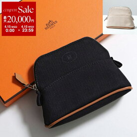 【最大2万円OFFクーポン対象・4/15限定】HERMES エルメス ボリードポーチ ミニミニ Bolide Mini Mini H103772M レディース トワルアッシュ トワルH コスメ トラベルケース 小物入れ SV金具 カラー2色