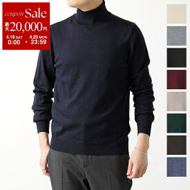 【最大2万円OFFクーポン対象・4/18～4/20限定】GRAN SASSO グランサッソ ニット 55157 14290 メンズ タートルネック 長袖 ハイゲージ 12ゲージ 12G メリノウール 無地 カラー13色