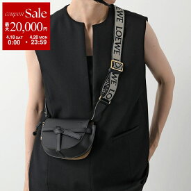 LOEWE ロエベ ショルダーバッグ GATE DUAL MINI A650N46X13 レディース ゲート デュアルバッグ ミニ クロスボディ レザー ジャガード 1100/BLACK A650N46X131100