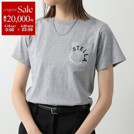 【最大2万円OFFクーポン対象・4/18～4/20限定】STELLA McCARTNEY KDS ステラマッカートニー キッズ Tシャツ TV8P51 Z0434 レディース ガールズ 半袖 カットソー ロゴT 胸ポケット 809