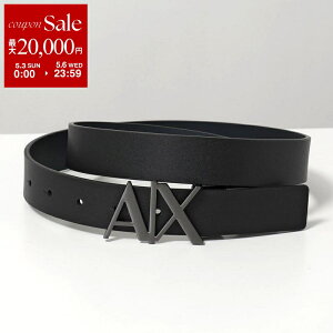 �y�ő�2���~OFF�N�[�|���ΏہE5/3�`5/6����zA/X ARMANI EXCHANGE �A���}�[�j �G�N�X�`�F���W �x���g 951017 CC505 �����Y ���U�[ A/X�o�b�N�� 3cm 43120/BlackPhantom 951017CC50543120
