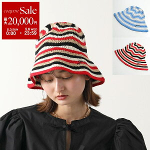 �y�ő�2���~OFF�N�[�|���ΏہE5/3�`5/6����zGANNI �K�j�[ �o�P�b�g�n�b�g COTTON CROCHET BUCKET HAT A5794 A5841 5790 ���f�B�[�X �N���V�F �����j�҂� �R�b�g�� ���S �X�q �J���[2�F