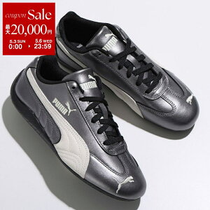 �y�ő�2���~OFF�N�[�|���ΏہE5/3�`5/6����zPUMA �v�[�} �X�j�[�J�[ Speedcat Metallic �X�s�[�h�L���b�g ���^���b�N 403689 ���f�B�[�X ���[�J�b�g ���S �V���[�Y �C 02/BlackWarmWhite