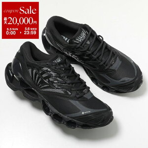 �y�ő�2���~OFF�N�[�|���ΏہE5/3�`5/6����zMIZUNO �~�Y�m �X�j�[�J�[ WAVE PROPHECY LS GTX �E�F�[�u �v���t�F�V�[ �S�A�e�b�N�X D1GA256001 �����Y ���[�J�b�g GORE-TEX 3.5cm �V���[�Y �C �u���b�N