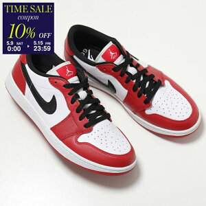 �y10��OFF�N�[�|���ΏہE5/9-0���`�zNIKE �i�C�L �X�j�[�J�[ AIR JORDAN 1 LOW GOLF Chicago �G�A �W���[�_�� 1 ���[ �S���t DD9315-600 �����Y ���[�J�b�g �V���[�Y �C VARSITY-RED-BLACK�ycp_ten�z