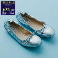 【15％OFFクーポン対象・5/15-23時59分迄】TODS トッズ バレエシューズ XXW12C0CJ10YF3 レディース メタ…