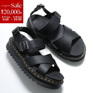 �y�ő�2���~OFF�N�[�|���ΏہE5/17�`5/18����zDR.MARTENS �h�N�^�[�}�[�`�� �T���_�� Voss II Sandal ���H�X 31558001 ���f�B�[�X �N���X�X�g���b�v ���U�[ ZIGGY�\�[�� ���� 5cm �V���[�Y �C BLACK