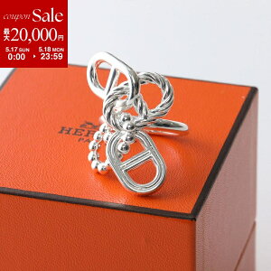 �y�ő�2���~OFF�N�[�|���ΏہE5/17�`5/18����zHERMES �G�����X �����O �V�F�[�k�E�_���N�� �A���A II Chaine d'ancre Alea II ring �}���`�����N �}�C���� H126631B ���f�B�[�X �A�N�Z�T���[ �w�� SILVER