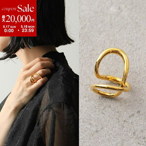 �y�ő�2���~OFF�N�[�|���ΏہE5/17�`5/18����zCharlotte Chesnais �V�������b�g�V�F�l �����O Ribbon Ring 20BA033VER ���f�B�[�X �V���o�[925 18K�S�[���h���b�L �w�� VERMEIL