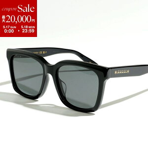 �y�ő�2���~OFF�N�[�|���ΏہE5/15����zGUCCI �O�b�` �T���O���X GG1175SK ���f�B�[�X �X�N�G�A�^ �Ό������Y �A�W�A���t�B�b�g ���S �Z���t���[�� �A�C�E�F�A 001/Black-Black-Grey�ydc_kikaku�z