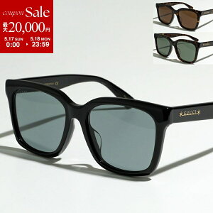 GUCCI �O�b�` �T���O���X GG1175SK ���f�B�[�X �E�F�����g���^ �X�N�G�A�^ ���K�l �߂��� �ዾ ���S �Z���t���[�� �A�C�E�F�A �J���[3�F