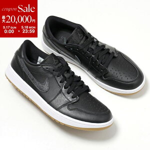 �y�ő�2���~OFF�N�[�|���ΏہE5/17�`5/18����zNIKE �i�C�L �X�j�[�J�[ AIR JORDAN 1 LOW GOLF �G�A �W���[�_�� 1 ���[ �S���t DD9315-005 �����Y ���[�J�b�g 3.5cm �V���[�Y �C BLACK-ANTHRACITE-GUM-MED-BROWN