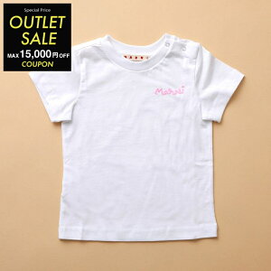 �y2,000�~OFF�N�[�|���ΏہE5/23-0���`�zMARNI KIDS �}���j �L�b�Y T�V���c M01139 M00HZ �K�[���Y �N���[�l�b�N �J�b�g�\�[ �R�b�g�� ���S�h�J 0M100�youtlet�z