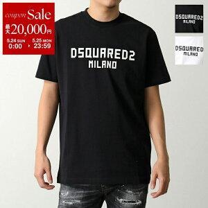 �y�ő�2���~OFF�N�[�|���ΏہE5/24�`25����zDSQUARED2 �f�B�[�X�N�G�A�[�h T�V���c Milano Cool Fit T-Shirt S74GD1520 D20106 �����Y ���� ���S �J�b�g�\�[ �N���[�l�b�N �R�b�g�� �J���[2�F�ydc_kikaku�z