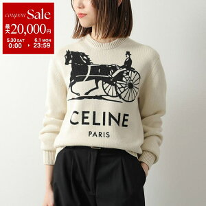 �y�ő�2���~OFF�N�[�|���ΏہE5/30�`6/1����zCELINE �Z���[�k �Z�[�^�[ RY0SV1261.01W1 ���f�B�[�X �����Y �J�V�~�� �j�b�g ���� �N���[�l�b�N �J���[�V�� ���S �A�C�{���[