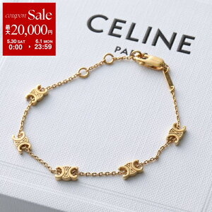 CELINE �Z���[�k �u���X���b�g 460MT6BRA.35OR ���f�B�[�X MINI Triomphe �~�j �g���I���t ���S �A�N�Z�T���[ Gold