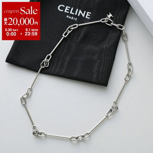 CELINE �Z���[�k �l�b�N���X B101Y6BRA.36SI ���f�B�[�X �g���I���t �A�N�Z�A���[ Silver