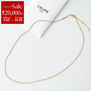 CELINE �Z���[�k �V���[�g�`�F�[�� �l�b�N���X Short Chain 46T476BRA.35OR ���f�B�[�X �����Y �`�F�[���P�i �Z�p���u�� Gold