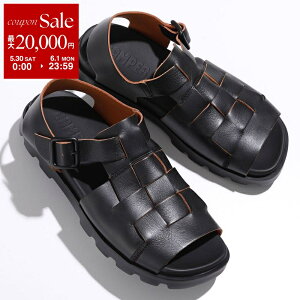 �y�ő�2���~OFF�N�[�|���ΏہE5/30�`6/1����zCAMPER �J���y�[�� �O���J�T���_�� Brutus Sandal �u���[�g�D�X K201397-005 ���f�B�[�X ���U�[ �y�� EXTRALIGHT �V���[�Y �C 005/Black