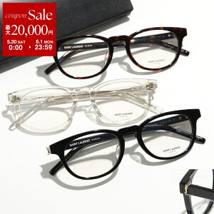 SAINT LAURENT �T�����[���� ���K�l SL M123/F ���f�B�[�X �I�[�o���^ �Z���t���[�� �N���A�t���[�� ���� �ዾ �߂��� ���^�����S �A�C�E�F�A �J���[3�F
