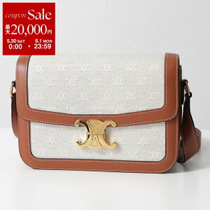 CELINE �Z���[�k �V�����_�[�o�b�O Classique Triomphe �N���b�V�b�N �g���I���t 191242FDT.02NT ���f�B�[�X �N���X�{�f�B �� Natural/Tan