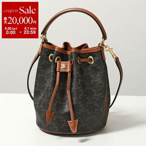 CELINE �Z���[�k �n���h�o�b�O Teen Bucket Clara �e�B�[�� �o�P�b�g �N���� 121672CAS.04LU ���f�B�[�X �g���I���t�L�����o�X �V�����_�[ �� TAN