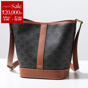 CELINE �Z���[�k �V�����_�[�o�b�O Small Bucket �X���[�� �o�P�b�g 191442CAS.04LU ���f�B�[�X �g���I���t �N���X�{�f�B �� Tan