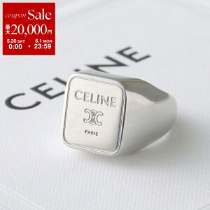 CELINE �Z���[�k �����O SQUARE SIGNET RING �X�N�G�A �V�O�l�b�g B101W6BRA.36SI �����Y �g���I���t �w�� �A�N�Z�T���[ Silver
