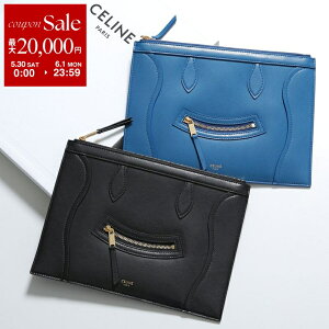 CELINE �Z���[�k �N���b�`�o�b�O MEDIUM POUCH �~�f�B�A�� �|�[�` L100D2N92.38NO L100D2N92.07QH ���f�B�[�X ���U�[ ���S �� �J���[2�F