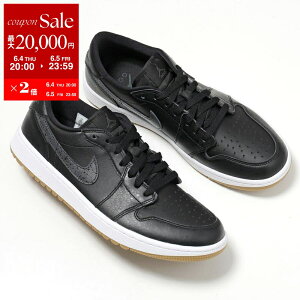 NIKE �i�C�L �X�j�[�J�[ AIR JORDAN 1 LOW GOLF �G�A �W���[�_�� 1 ���[ �S���t DD9315-005 �����Y ���[�J�b�g 3.5cm �V���[�Y �C BLACK-ANTHRACITE-GUM-MED-BROWN�ydc_kikaku�z