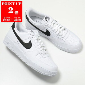 NIKE �i�C�L �X�j�[�J�[ AIR FORCE 1 07 �G�A �t�H�[�X ���� CT2302-100 �����Y ���[�J�b�g 4cm �V���[�Y �C WHITE-BLACK