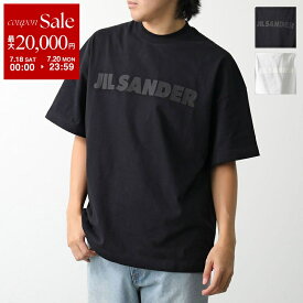 【最大2万円OFFクーポン対象・7/18～7/20限定】JIL SANDER ジルサンダー Tシャツ J21GC0168 J20243 メンズ 半袖 カットソー ロゴT クルーネック コットン オーバーサイズ カラー2色