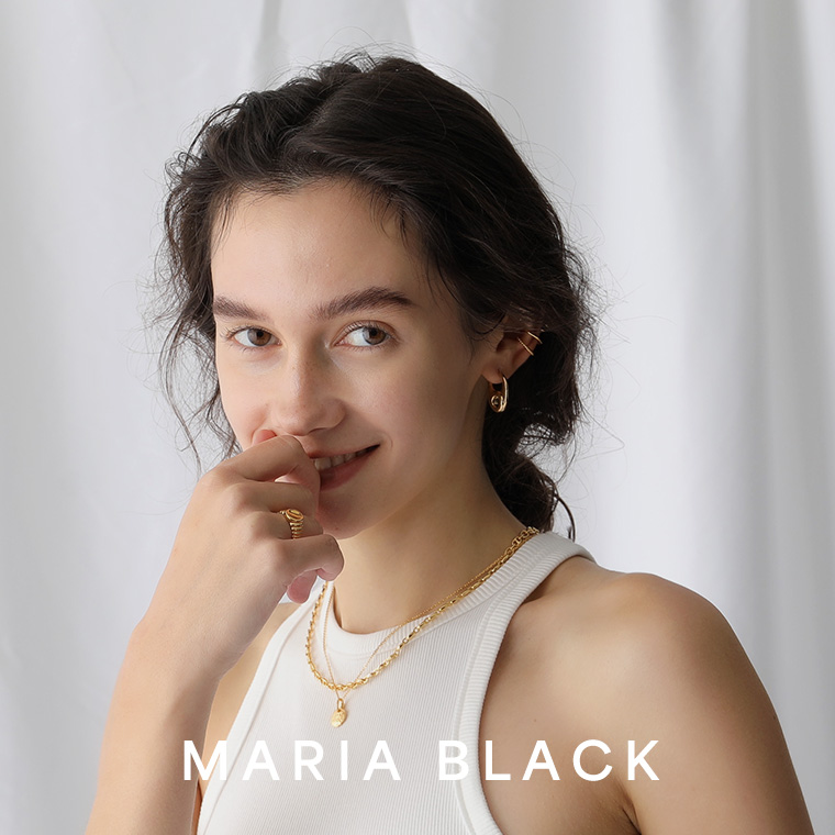 MARIA BLACK マリアブラック 100446 BROKEN 25 EARRING ピアス アクセサリー 片耳販売 シルバー レディース  インポートセレクト musee