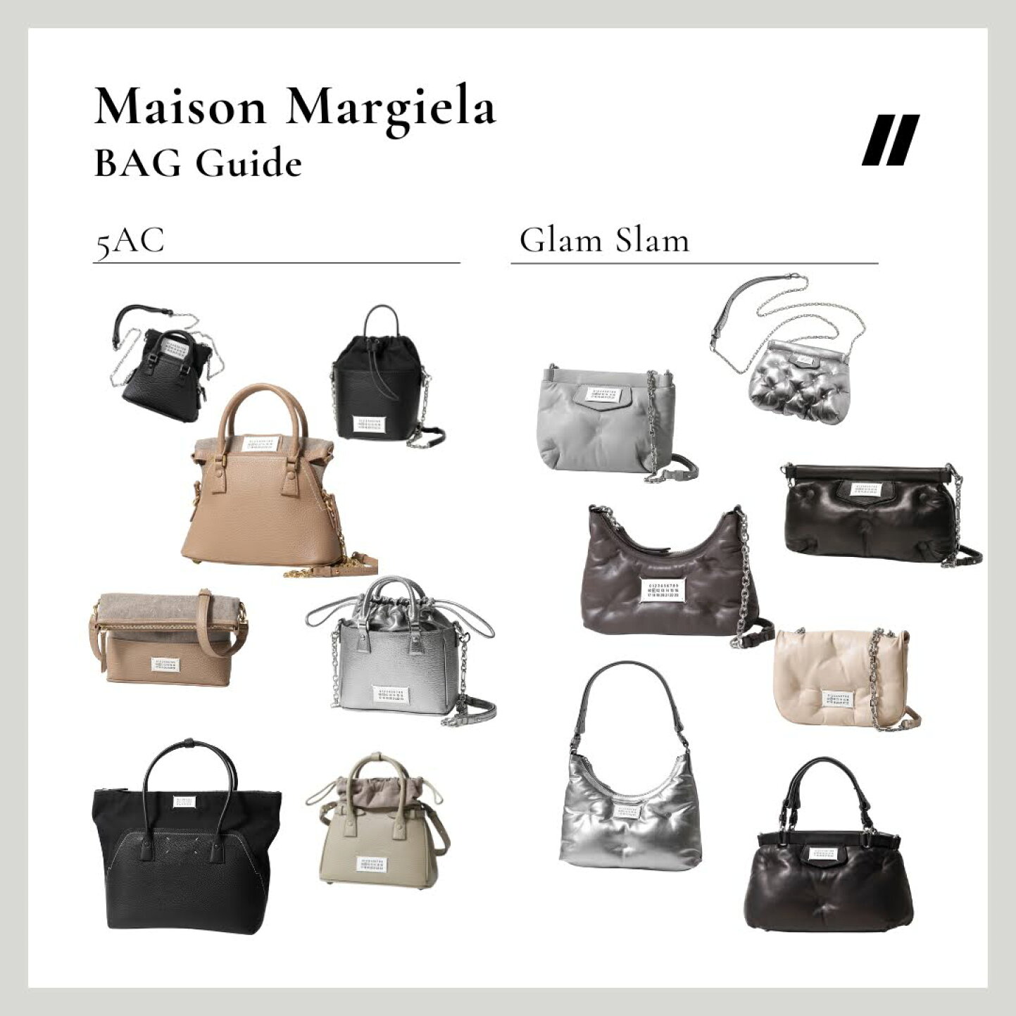 楽天市場 | インポートセレクトmusee - Maison Margiela 5AC/GLAM SLAM