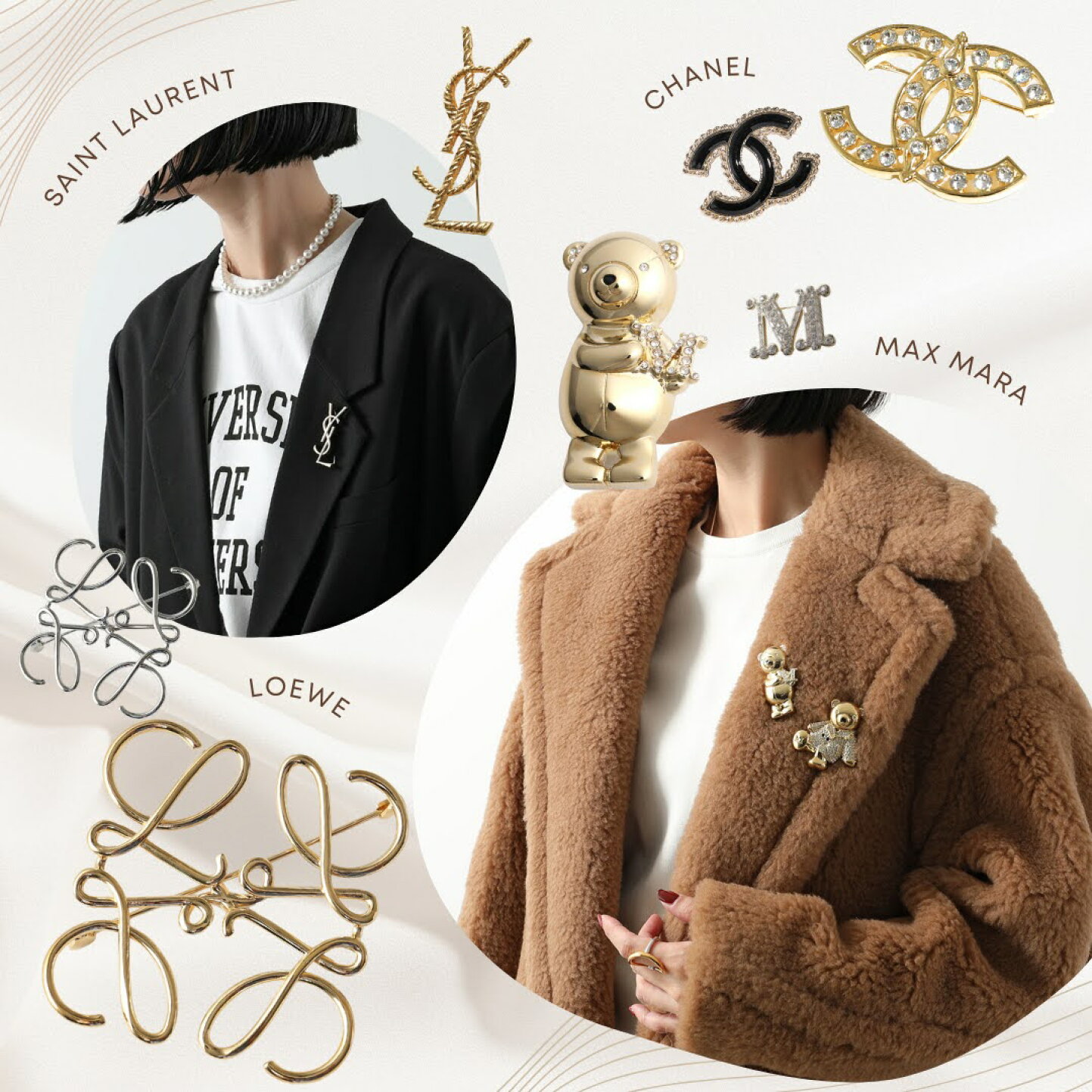 楽天市場 | インポートセレクトmusee - 【LOVE BROOCH】アクセサリー 